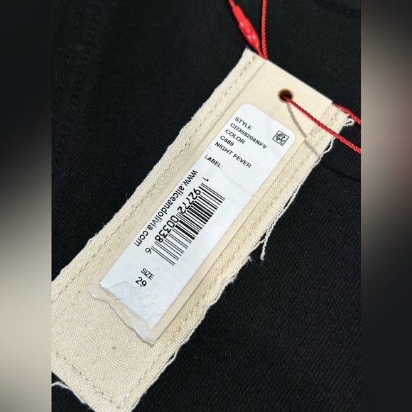 NWT‎ Alice + Olivia Good High Rise Crystal Mini Skirt Night Fever Black 29 8 - Picture 9 of 9